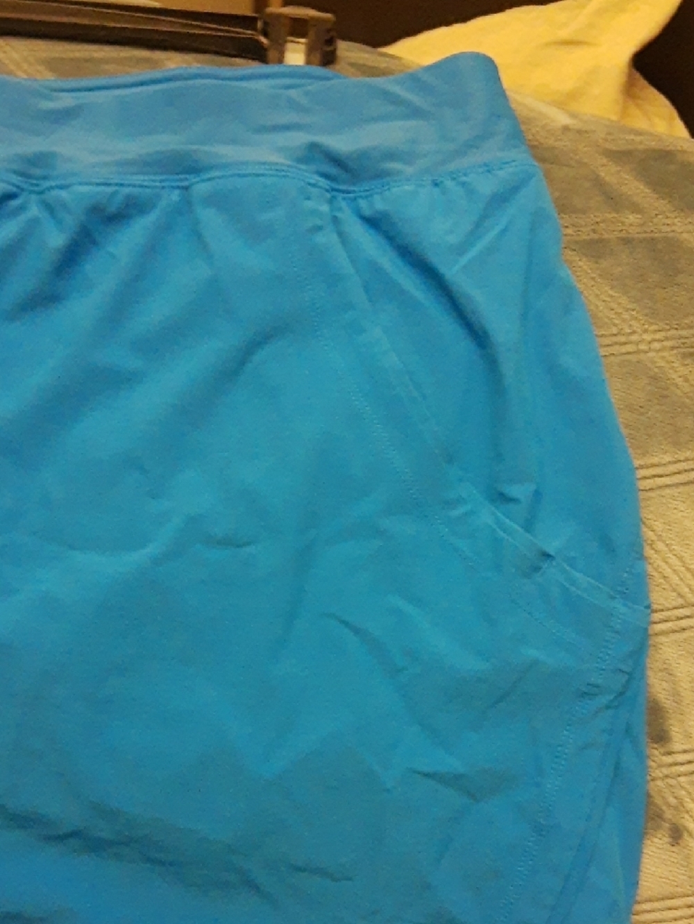 Lands' End Electric Blue Women's Athletic/Swim Shorts - Picture 4 of 5